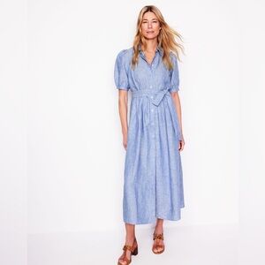 Boden Alexa Linen Maxi Skirt Dress